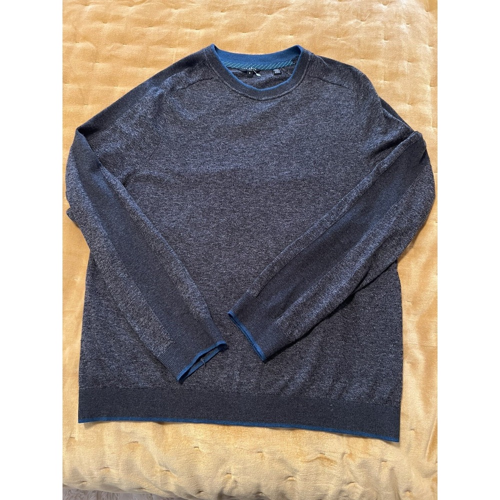 Ted Baker Men's  Pullover Sweater Dark Gray Size 5 (XL)  Soft Villa‎ Blend